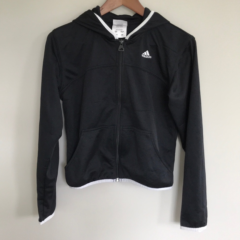 Vintage Adidas Hooded Track Jacket sz S